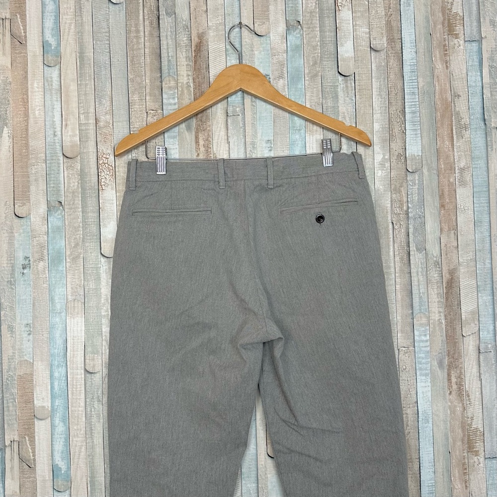 J Crew 32 Gray Brushed Cotton Melange Twill 770 Pant Trouser Straight Fit Leg‎ - Picture 5 of 11